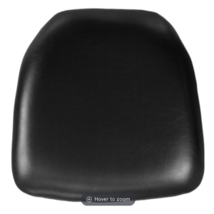 black chiavari chair cushion