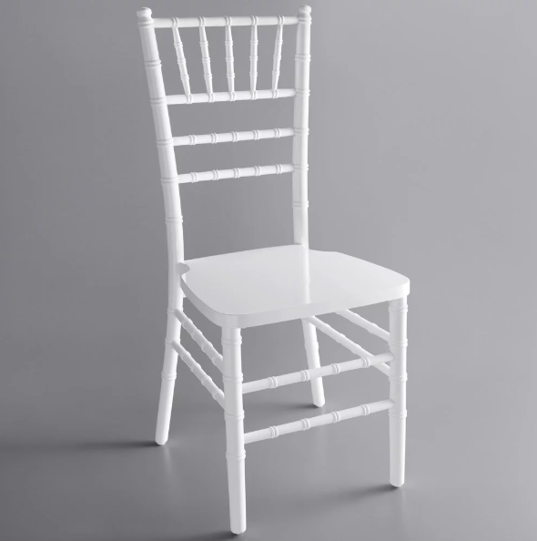 white chiavari chair